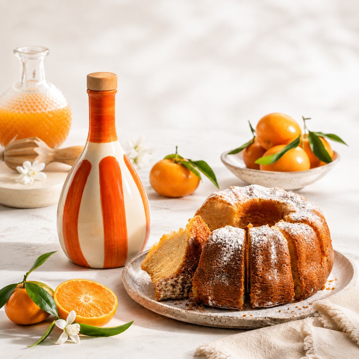 Bizcocho de naranja con Naranjito