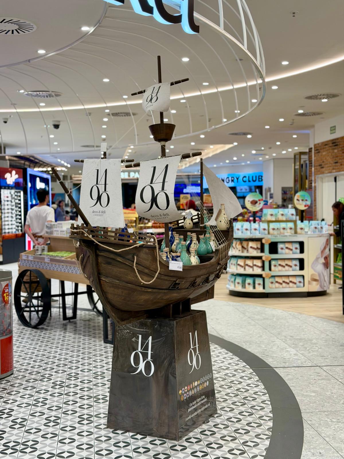 El barco de 1490 consolida su éxito en la T1 No Schengen del Aeropuerto de Madrid